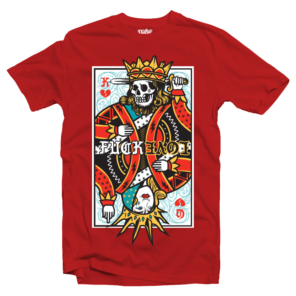 King of Hearts Tee - Red