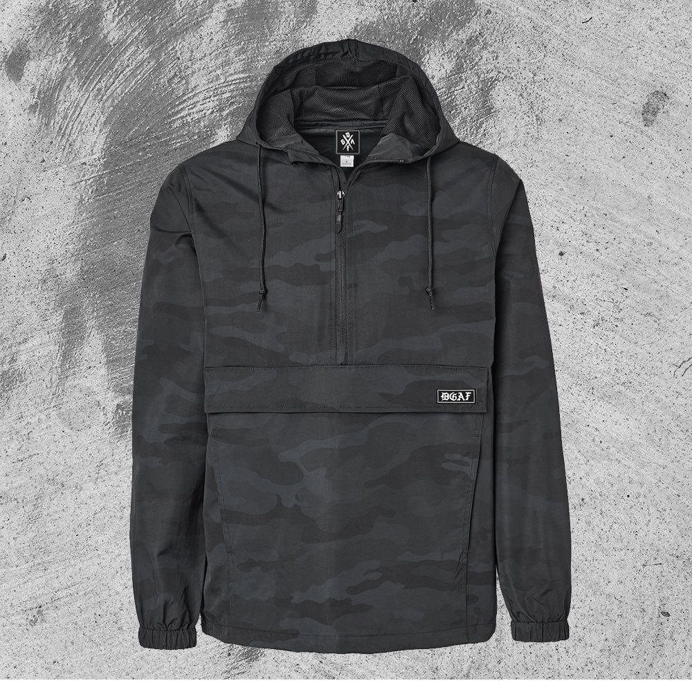 Black Camo Anarak Jacket – DGAF Official