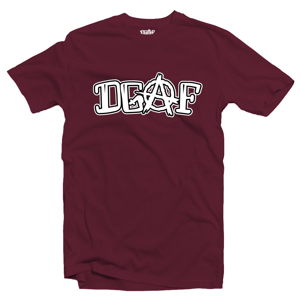 OG DGAF Logo Tee - Burgundy