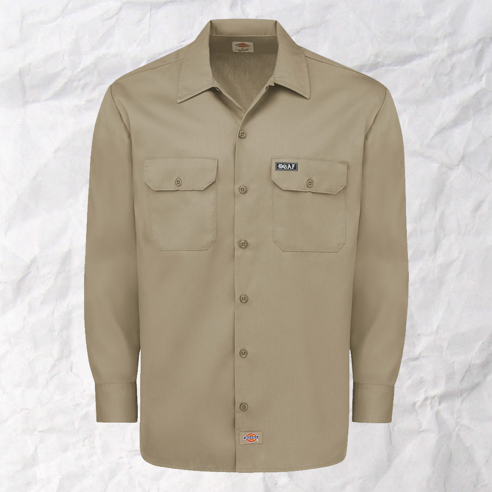 Dickies Long Sleeve Work Shirt - Khaki