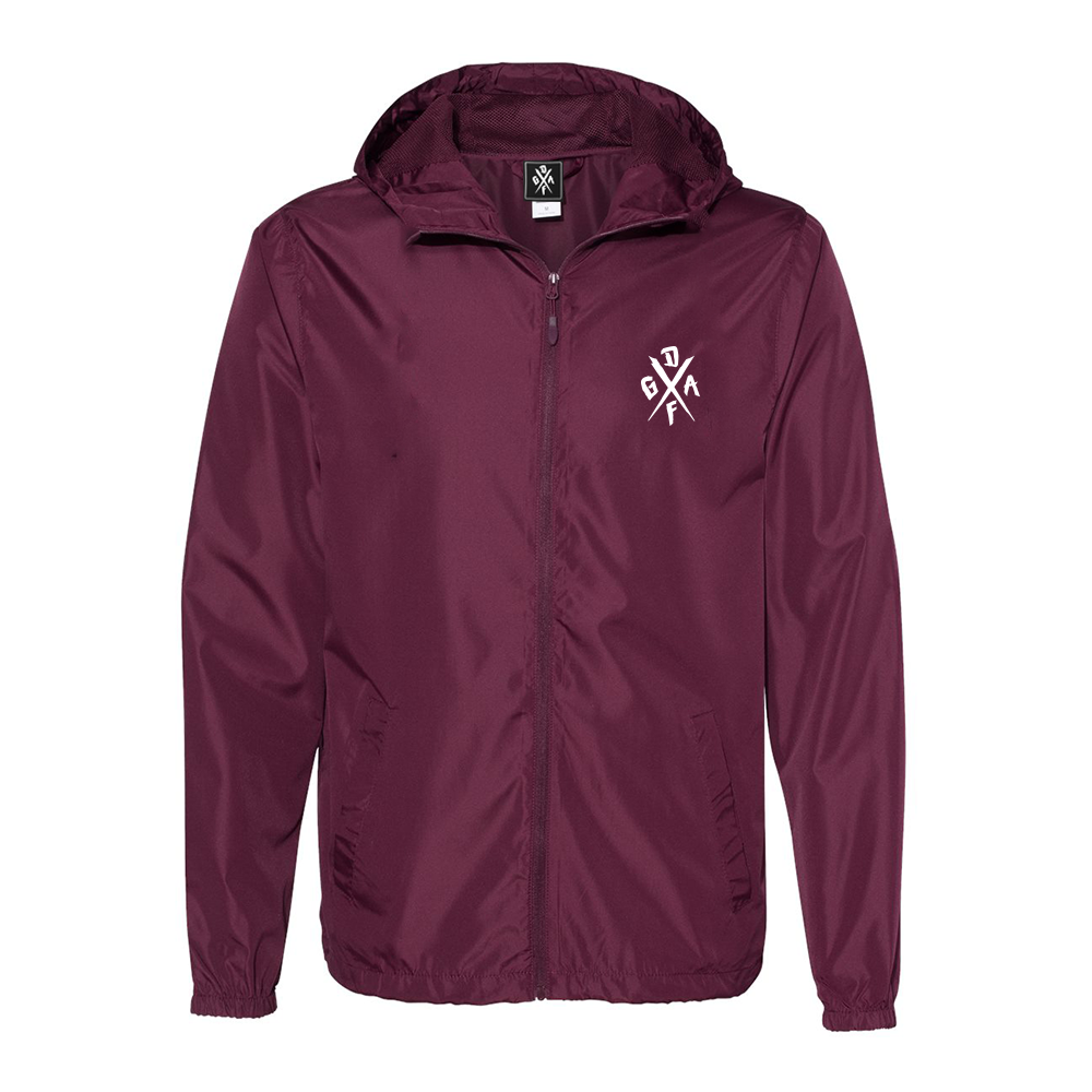 Badge Windbreaker - Maroon