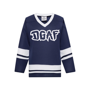 
                  
                    New Logo Navy/White Hockey Jersey
                  
                